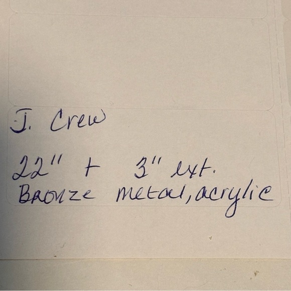 J.Crew acrylic beaded necklace - Picture 3 of 5